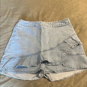 Denim Skort